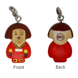Handmade Wood Charm Kagawa (Houkousan, Udon, Tanuki)-02