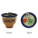 Handmade Wood Charm Kagawa (Houkousan, Udon, Tanuki)-03