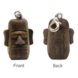 Handmade Wood Charm Miyazaki(Haniwa, Moai, Mango, Jidori)-04